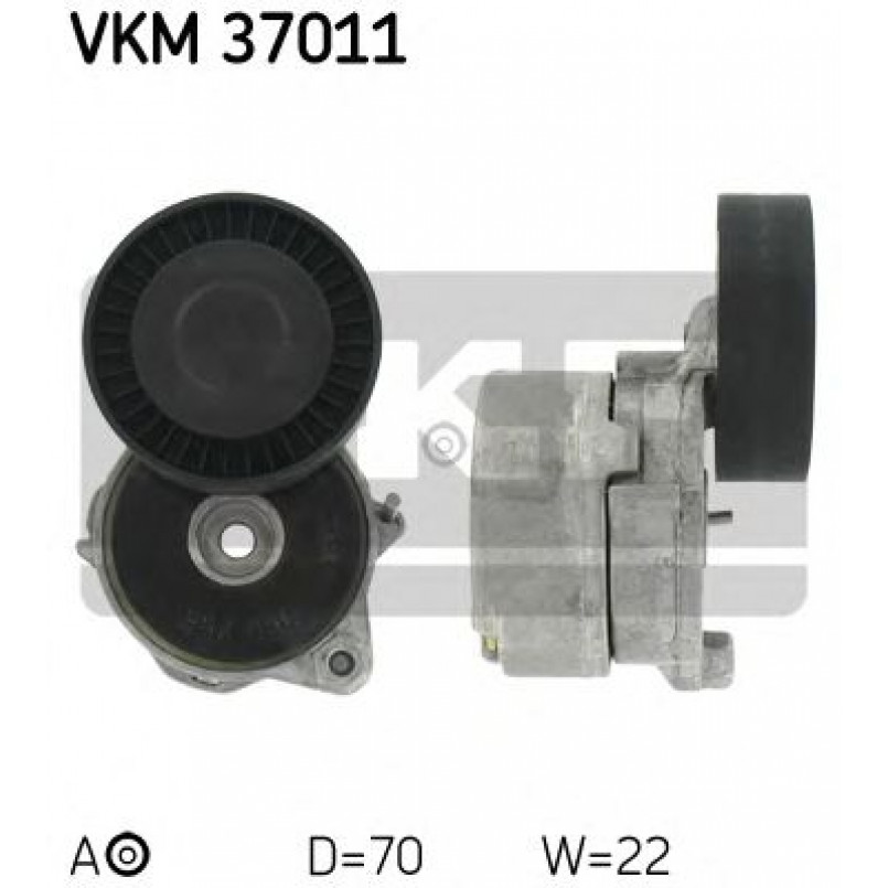VKM 37011 SKF Натягувач поліклинового ременя